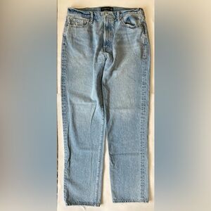 Abercrombie & Fitch 90s Loose Light Blue Denim Jeans 34W 34L